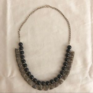 Black & silver necklace from India
